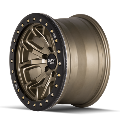 Gold satin bronze alluminum wheel 17 diameter from DIRTY LIFE part number 9303-7973MGD12