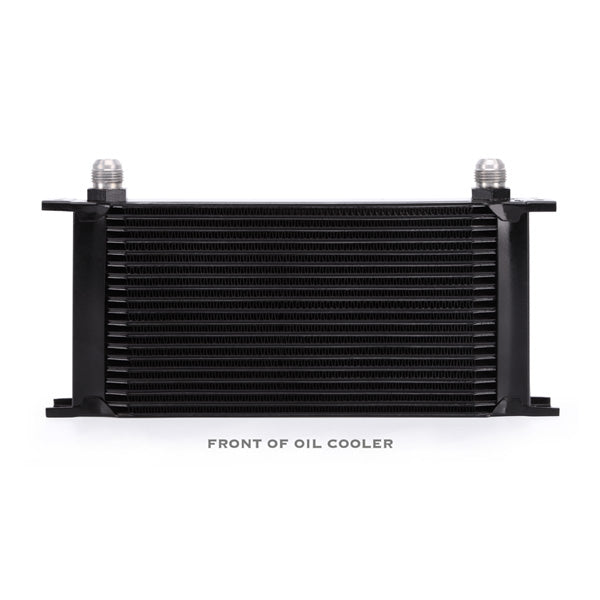 Silver anodized engine oil cooler from Mishimoto part number MMOC-19
