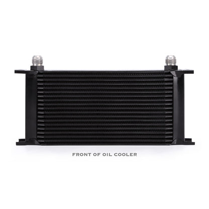 Silver anodized engine oil cooler from Mishimoto part number MMOC-19