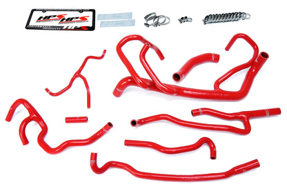 Radiator Coolant Hose Kit from HPS Performance part number 57-1707-RED