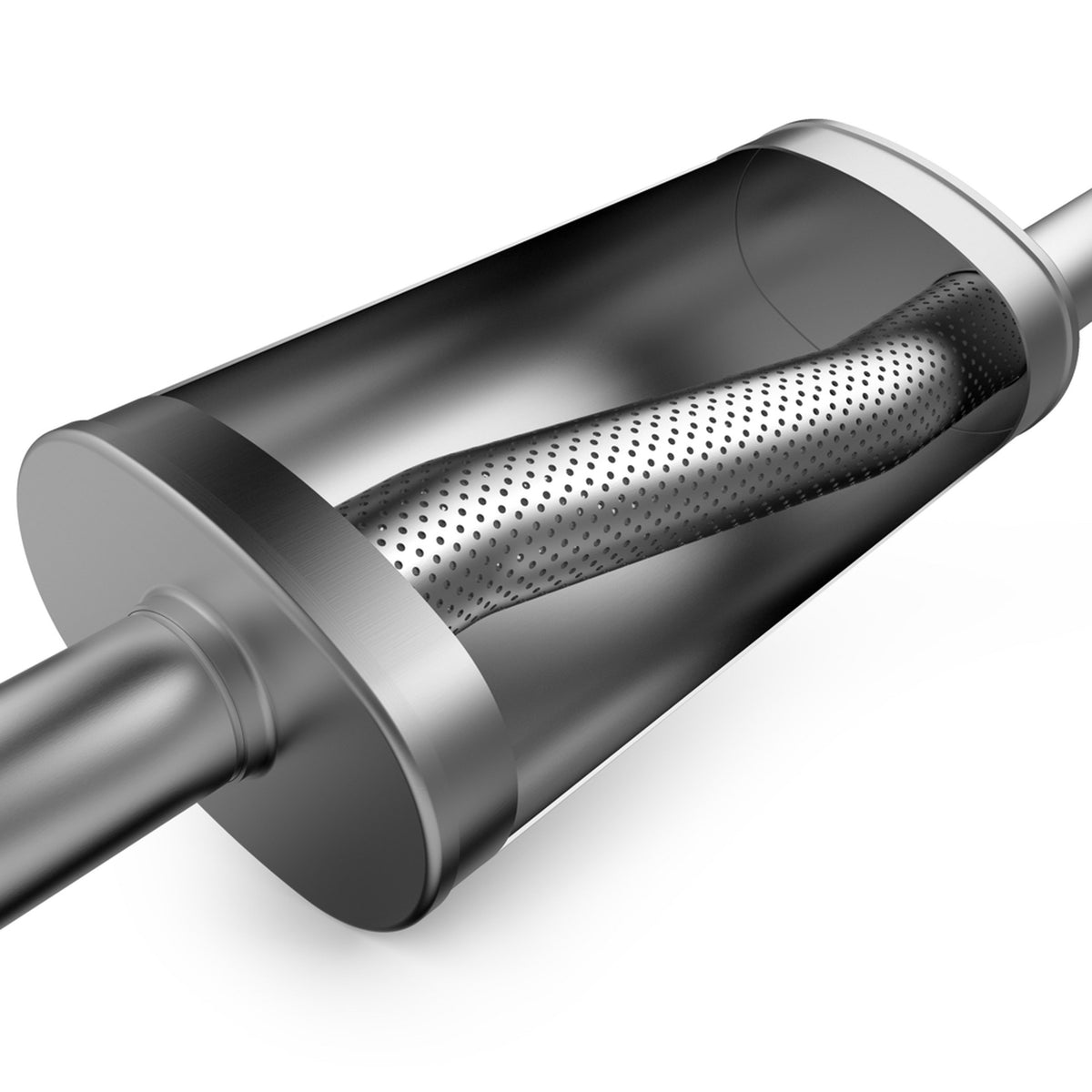Satin exhaust muffler from MagnaFlow Exhaust Products part number 11225