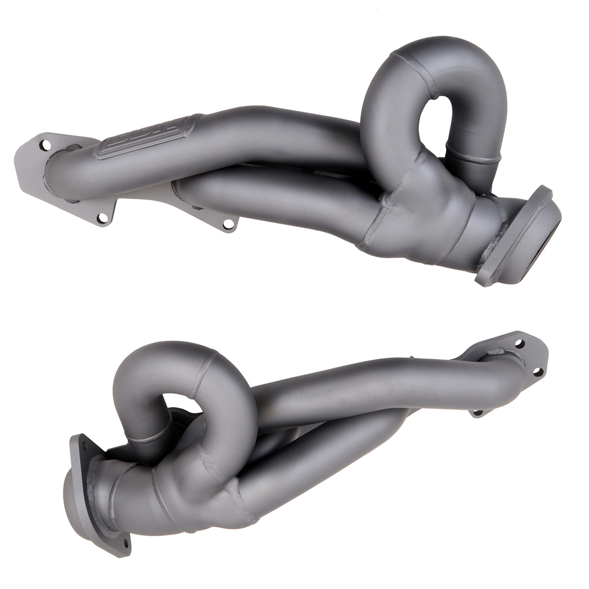 Titanuim ceramic mild steel exhaust header with mounting hardware from BBK Performance Parts part number 4014