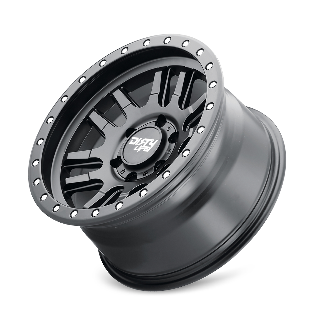 Black satin black alluminum wheel 17 diameter from DIRTY LIFE part number 9309-7983MB12