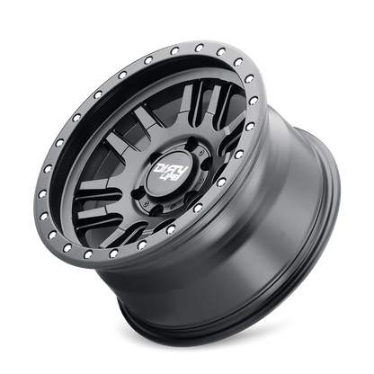 Black satin black alluminum wheel 17 diameter from DIRTY LIFE part number 9309-7983MB12