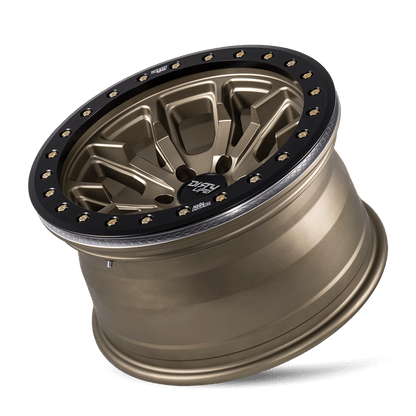 Gold satin bronze alluminum wheel 17 diameter from DIRTY LIFE part number 9303-7973MGD12