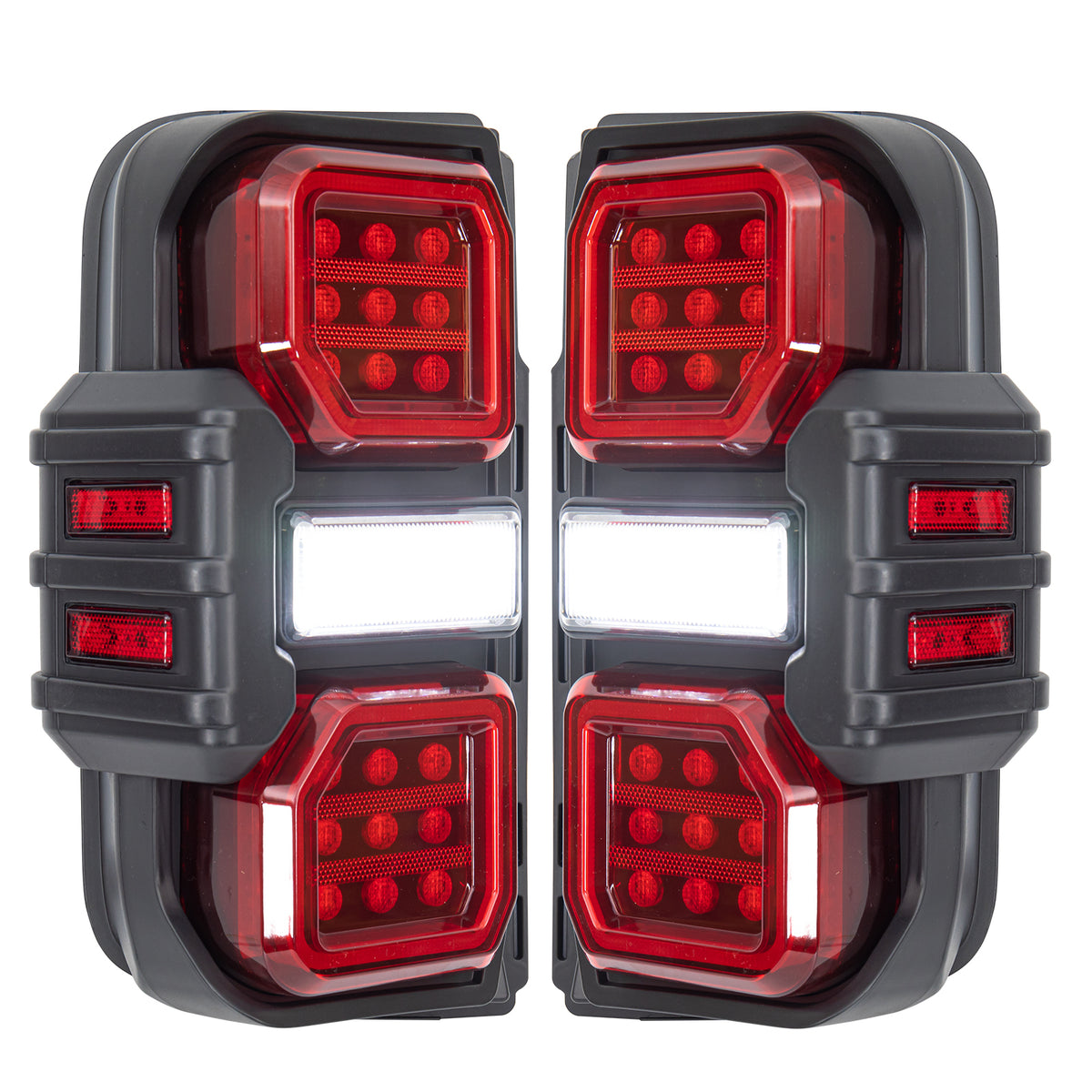 Abs plastic tail light set from AMERICAN MODIFIED part number AMFMEC00202