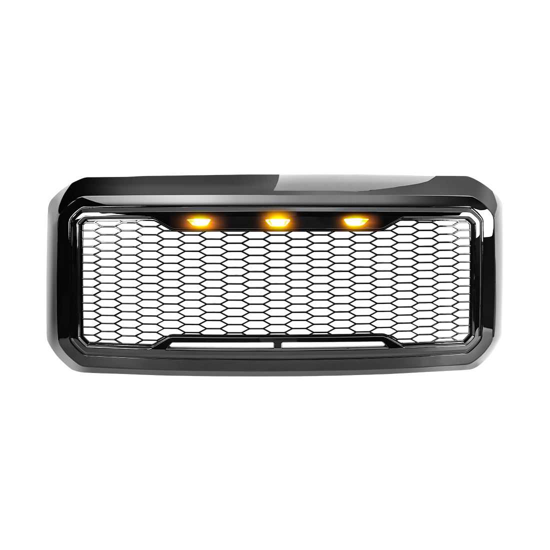 Glossy black abs plastic grille from AMERICAN MODIFIED part number AMFMFA00125
