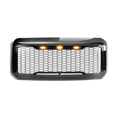 Glossy black abs plastic grille from AMERICAN MODIFIED part number AMFMFA00125