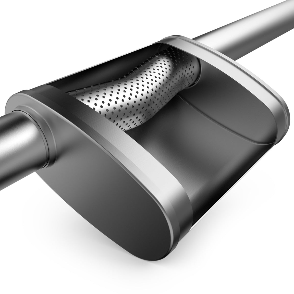 Satin exhaust muffler from MagnaFlow Exhaust Products part number 11376