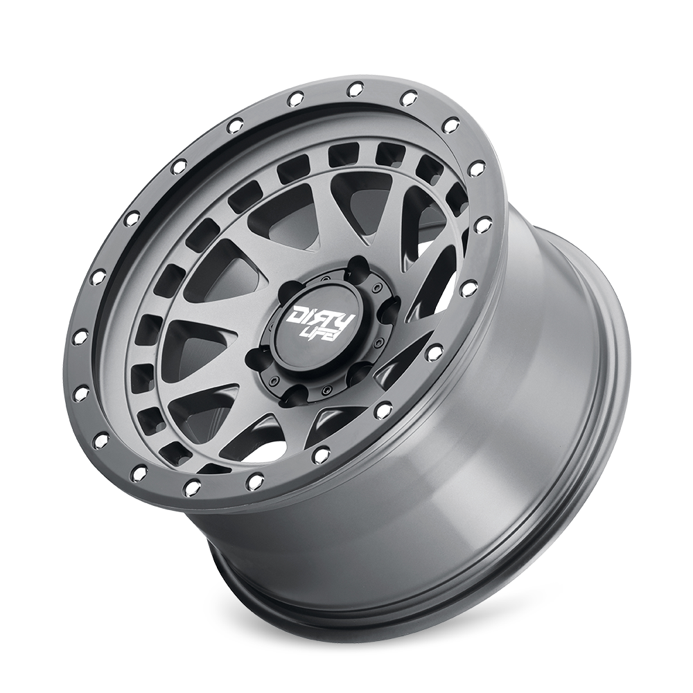 Graphite satin graphite alluminum wheel 17 diameter from DIRTY LIFE part number 9311-7983MGT12