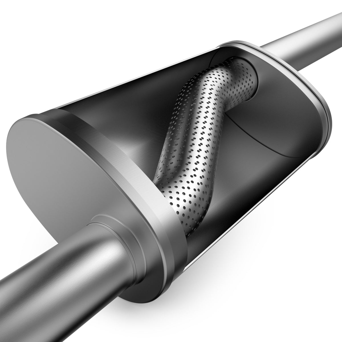 Satin exhaust muffler from MagnaFlow Exhaust Products part number 11235