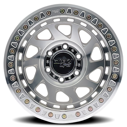 Machined alluminum wheel 17 diameter from DIRTY LIFE part number 9313-7973M12
