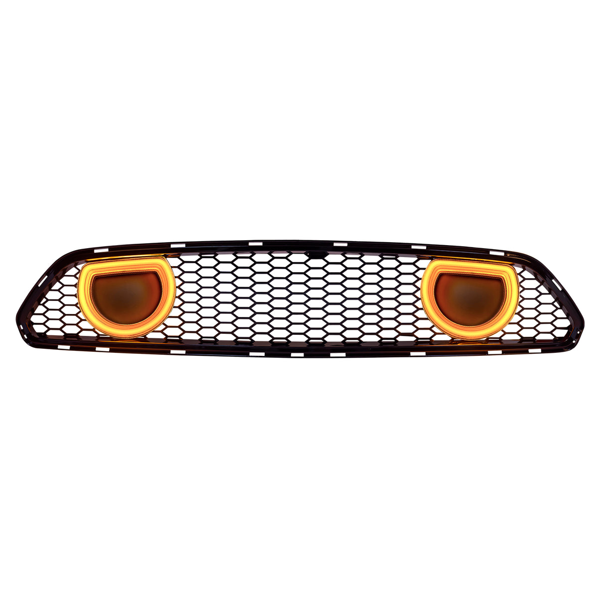 Glossy black abs plastic grille from AMERICAN MODIFIED part number AMFMCA00617