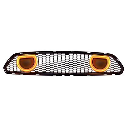 Glossy black abs plastic grille from AMERICAN MODIFIED part number AMFMCA00617