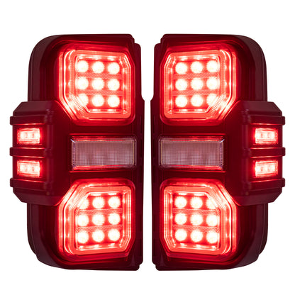 Abs plastic tail light set from AMERICAN MODIFIED part number AMFMEC00202