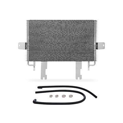 Natural aluminum automatic transmission oil cooler with mounting hardware from Mishimoto part number MMTC-F2D-99SL