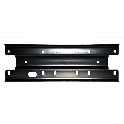 Black powder coated steel winch mount from Warn part number 73680