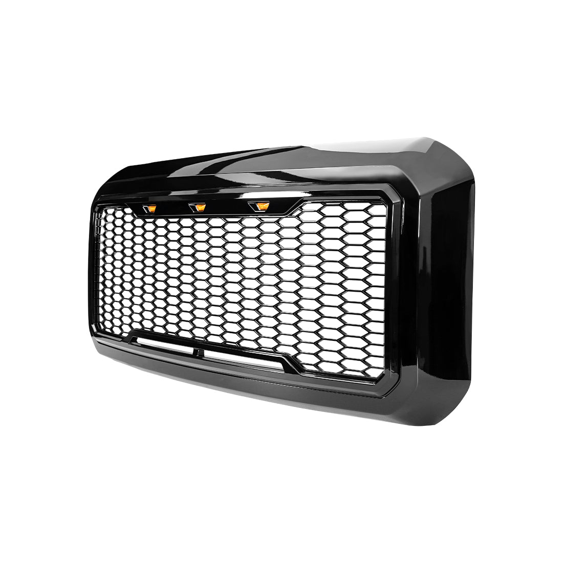 Glossy black abs plastic grille from AMERICAN MODIFIED part number AMFMFA00125