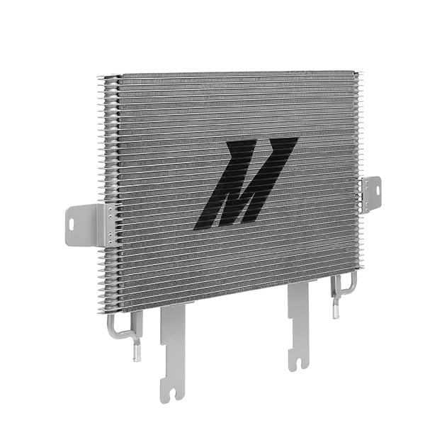 Natural aluminum automatic transmission oil cooler with mounting hardware from Mishimoto part number MMTC-F2D-03SL