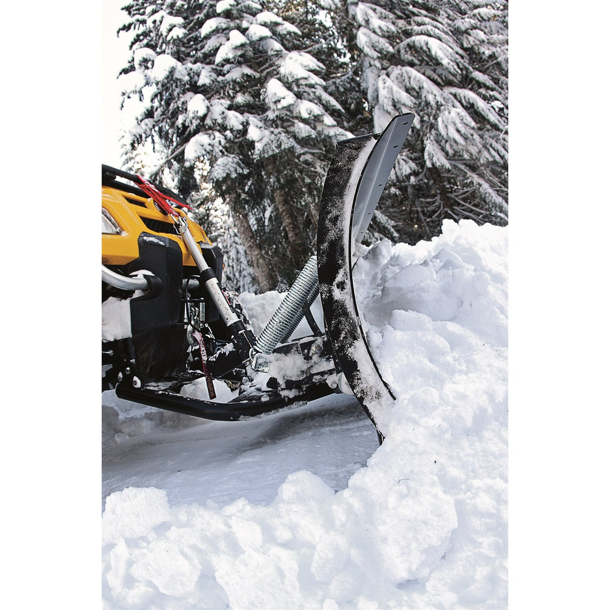 Black snow plow mount from Warn part number 80558