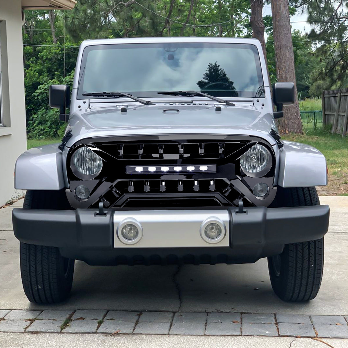 Matte black abs plastic grille from AMERICAN MODIFIED part number AMJPAA00135
