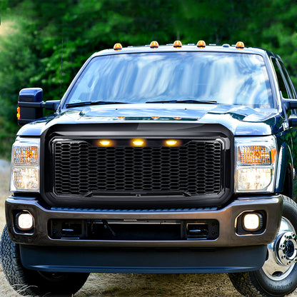 Glossy black abs plastic grille from AMERICAN MODIFIED part number AMFMFA00125