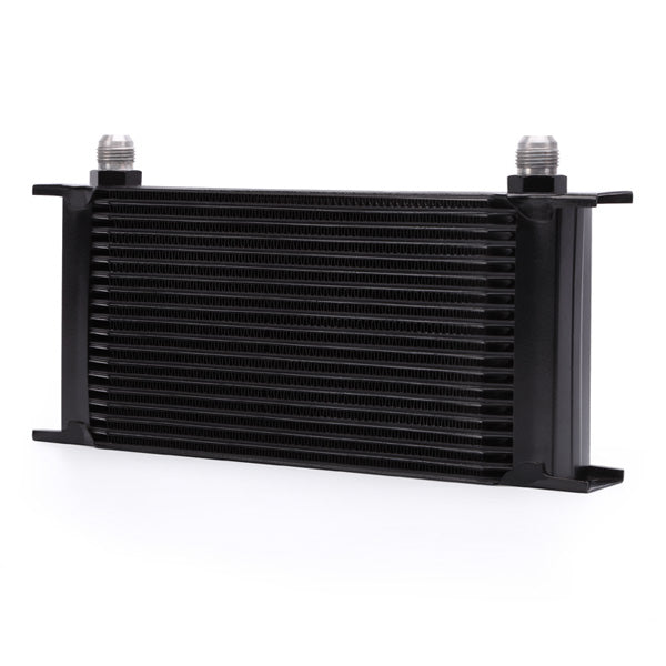 Silver anodized engine oil cooler from Mishimoto part number MMOC-19