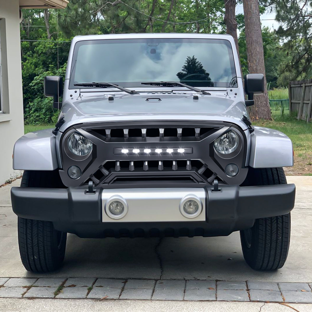 Matte black abs plastic grille from AMERICAN MODIFIED part number AMJPAA00133