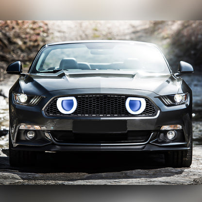 Glossy black abs plastic grille from AMERICAN MODIFIED part number AMFMCA00617