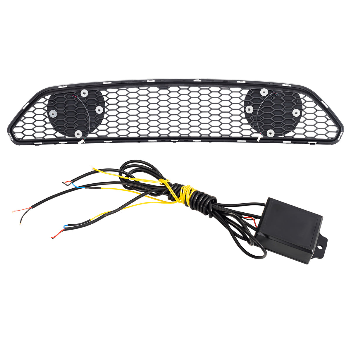 Glossy black abs plastic grille from AMERICAN MODIFIED part number AMFMCA00617