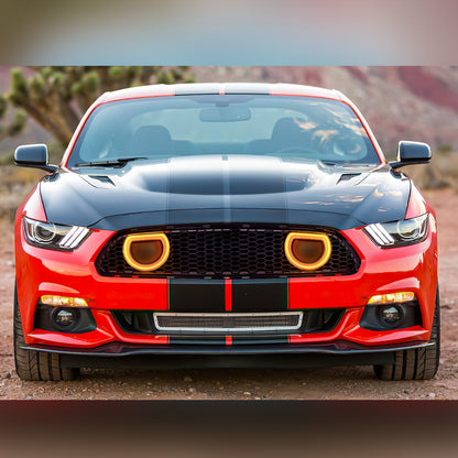 Glossy black abs plastic grille from AMERICAN MODIFIED part number AMFMCA00617